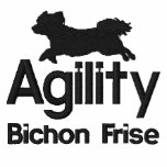 Agility Bichon Frise Embroidered Shirt embroidered shirts