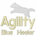 Agility Blue Heeler Women's embroidered shirts