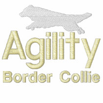Agility Border Collie Women's embroidered shirts