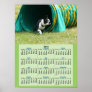 Agility Boston Terrier 2012 Calendar Poster