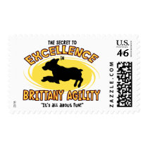 Agility Brittany Spaniel Secret Stamp