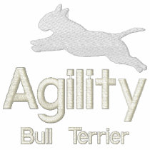 Agility Bull Terrier embroidered shirts