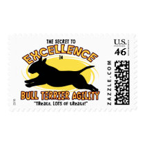 Agility Bull Terrier Secret Stamp