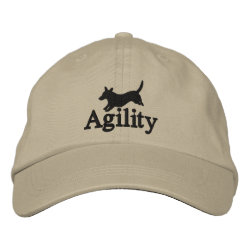 Agility Cardigan Corgi Embroidered Hat embroideredhat