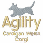 Agility Cardigan Welsh Corgi Embroidered T-Shirt