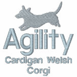 Agility Cardigan Welsh Corgi Embroidered T-Shirt