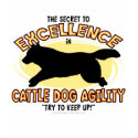 Agility Cattle Dog Secret Ladies Destroyed Shirt by MenagerieMayhem Agility Cattle Dog Secret Ladies Destroyed Shirt