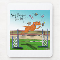 Agility Champion Show Off Mouse Pads