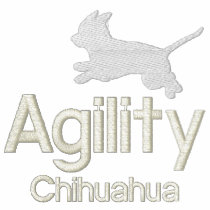 Agility Chihuahua Women's embroidered shirts by MenagerieMayhem Agility Chihuahua Women's embroidered shirts