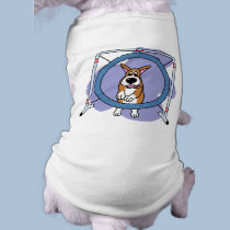 Agility Corgi Tire Jump pet clothing by MenagerieMayhem Agility Corgi Tire Jump pet clothing
