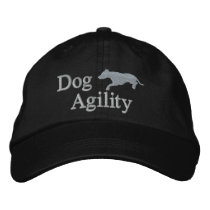 Agility Dalmatian Dark embroidered hats