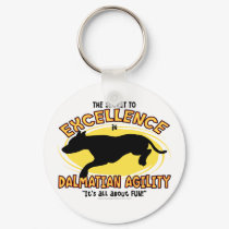 Agility Dalmatian Secret Keychain