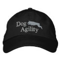 Agility Doberman Pinscher Dark embroidered hats