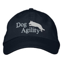 Agility German Shepherd embroidered hats