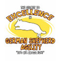 Agility German Shepherd Secret Child's Dark Tee t-shirts by MenagerieMayhem Agility German Shepherd Secret Child's Dark Tee t-shirts