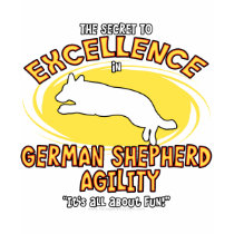 Agility German Shepherd Secret Child's Dark Tee t-shirts by MenagerieMayhem Agility German Shepherd Secret Child's Dark Tee t-shirts
