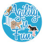 Agility Is Fun Stickers