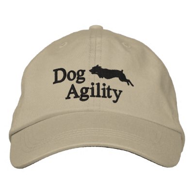 Agility Jack Russell Terrier Embroidered Hat by MenagerieMayhem
