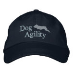 Agility Jack Russell Terrier Embroidered Hat (Blue embroidered hats