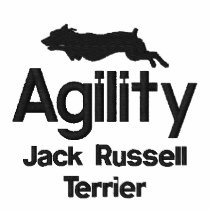 Agility Jack Russell Terrier Embroidered Shirt embroidered shirts by MenagerieMayhem Agility Jack Russell Terrier Embroidered Shirt embroidered shirts