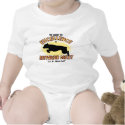 Agility Rottweiler Secret Baby Creeper t-shirts by MenagerieMayhem Agility Rottweiler Secret Baby Creeper t-shirts