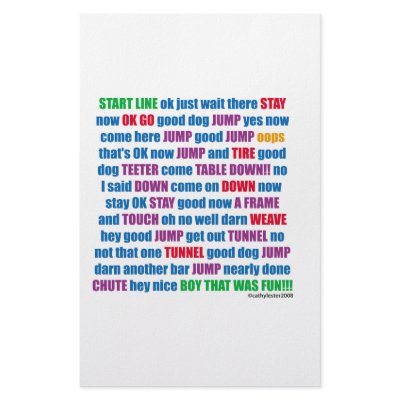 Agility RUN Custom Stationery by cathylester