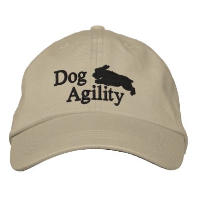 Agility Schnauzer Embroidered Hat by MenagerieMayhem