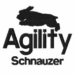 Agility Schnauzer Embroidered Shirt