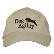 Agility Soft Coated Wheaten Embroidered Hat embroidered hats by MenagerieMayhem Agility Soft Coated Wheaten Embroidered Hat embroidered hats