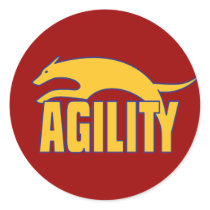 Agility Stylized Design stickers by DDGraphix Agility Stylized Design stickers