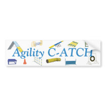 Agility Titles Bumper Sticker bumper stickers