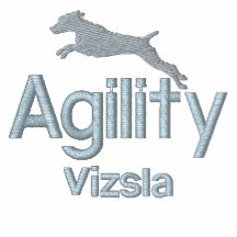 Agility Vizsla Embroidered Sweatshirt