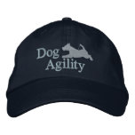 Agility Welsh Terrier Embroidered Hat (Blue)