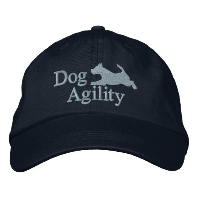 Agility Welsh Terrier Embroidered Hat (Blue) Agility Welsh Terrier Embroidered Hat (Blue)
