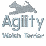 Agility Welsh Terrier Embroidered Sweatshirt