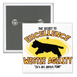 Agility Westie Secret Button