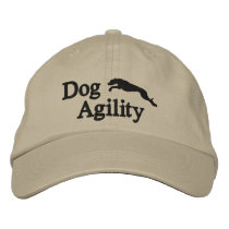 Agility Whippet Embroidered Hat embroidered hats