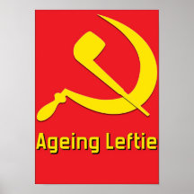 Aging leftie poster