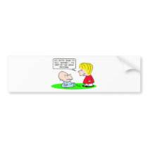 aging process learn talk baby bumper sticker