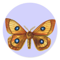 Aglia Tau male stickers