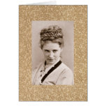 Agnes Ethel by Napoleon Sarony, 1870 Greeting Card Agnes Ethel by Napoleon Sarony, 1870 Greeting Card