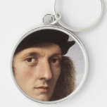 Agnolo Doni by Raphael Keychain