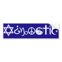 Agnostic Bumper Sticker bumper stickers