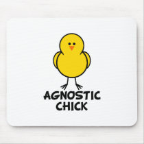 Agnostic Chick mousepads by chicktshirts8 Agnostic Chick mousepads