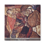 Agony (The Death Struggle) By Schiele Egon Refrigerator Magnet