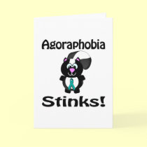 Agoraphobia Stinks Skunk Awareness Design cards by animals4acause Agoraphobia Stinks Skunk Awareness Design cards