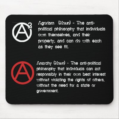 Agorism & Anarchy defined Mousepads by agoristmike