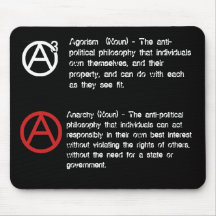 Agorism & Anarchy defined Mousepads