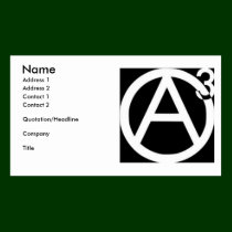 Agorist business cards business cards