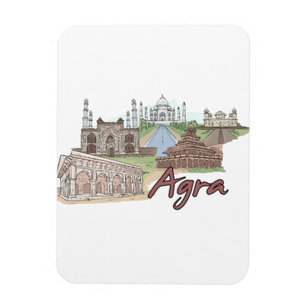 Agra - India.png Flexible Magnet Agra - India.png Flexible Magnet
